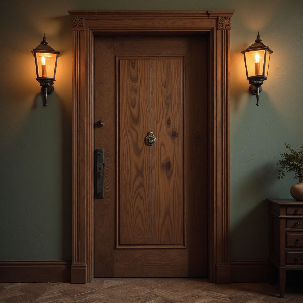 Standard escape room entrance